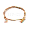 Polyester Braided Adjustable Cord Bracelet BJEW-A099-03-4