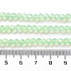 Baking Paint Transparent Glass Beads Strands LS-DGLA-A034-J4MM-D02-4