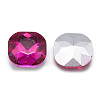 Pointed Back Glass Rhinestone Cabochons RGLA-T032-12x12mm-10-2