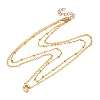 Bohemian Style Stainless Steel Double Layer Initial Pendant Necklaces FS-WGDC616-07-1