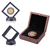 1Pc Rectangle Wood Commemorative Coin Magnetic Boxes CON-DC0001-26-1