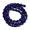 Opaque Solid Color Beads Strands EGLA-N013-P4mm-D03-2