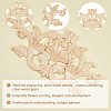 Rubber Wood Carved Onlay Applique AJEW-WH0248-467-5