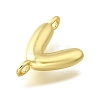 Brass Connector Charms KK-P295-01G-V-2
