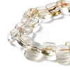 Transparent Glass Imitation Gemstone Beads Strands GLAA-G105-01E-4