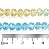 Transparent Painted Glass Beads Strands X1-DGLA-A034-T6mm-A13-3
