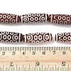 Rice Shape Tibetan Style dZi Beads Strands G-A269-A18-01-5