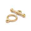 Ion Plating(IP) 304 Stainless Steel Ring Toggle Clasps STAS-A092-09G-G-2