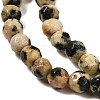 Natural Dalmatian Jasper Beads Strands G-Z068-B07-01-4