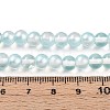Baking Paint Transparent Glass Beads Strands DGLA-N011-6mm-05-4