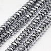 Electroplate Non-magnetic Synthetic Hematite Beads Strands G-J160-D-01-1