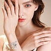 10Pcs Adjustable 304 Stainless Steel Bangles Making  MAK-BBC0001-16-6