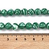 Synthetic Malachite Beads Strands G-I199-32-8mm-L-2