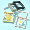 5Pcs Square Transparent PE Thin Film Suspension Jewelry Display Box CON-FS0001-19D-7