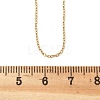 Ion Plating(IP) 304 Stainless Steel Cable Chain Necklaces LS-NJEW-P248-01G-4