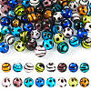 64Pcs 16 Styles Handmade Lampwork Beads LAMP-TA0001-59A-1