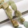Raw Rough Natural Aquamarine Beads Strands G-K383-B01-01-2