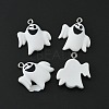 Halloween Themed Opaque Resin Pendants RESI-CJC0006-028C-2