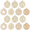 28Pcs 7 Styles Alloy Pendants FIND-SC0021-99-7