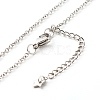 Matching Heart-Shaped Pendant Necklaces Set for Couples NJEW-JN03673-9