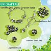 10Pcs 304 Stainless Steel Enamel European Beads STAS-UN0040-13-3