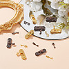 8 Sets 6 Styles Miniature Alloy Door Lock & Key AJEW-GO0001-73-4