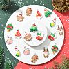 18Pcs 9 Styles Christmas Resin Pendants RESI-CJ0003-26-5