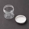 (Defective Closeout Sale: with Scratched Lid)Transparent Plastic Jars CON-XCP0001-85-4