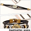 Tibetan Style Snap Lock Clasps LS-MLF11313Y-NF-4