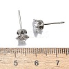 Cubic Zirconia Ear Studs STAS-E051-3D-3