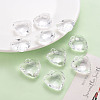 Transparent Acrylic Pendants TACR-T024-03B-205-6