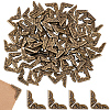 96Pcs Iron Bag Decorate Corners Protector PURS-CP0001-05-1