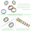 14pcs 7 size Unisex Stainless Steel Grooved Finger Ring Sets RJEW-UN0002-65MC-5