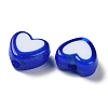 Heart Acrylic Beads TACR-S117-04E-2