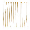 Brass Flat Head Pins KK-G331-11-0.7x63-1