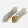Natural Grey Agate Links connectors G-T122-13F-2