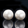 Compressed Cotton Pearl Beads WOVE-S114-8mm-13-1