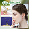 24Pcs 4 Styles Natural Mixed Gemstone European Dangle Charms FIND-AR0004-37-7