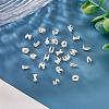 6Pcs 925 Sterling Silver Hollow Initial Beads STER-TA0001-53P-9