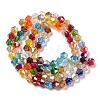 Transparent Electroplate Glass Beads Strands EGLA-A039-T2mm-B29-2