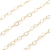 Brass Heart Link Chains CHC-D026-15B-G-2