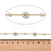 Brass Flower Link Chains CHC-H114-10G-3