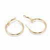 PVD Vacuum Plating 304 Stainless Steel Hoop Earrings X-STAS-S078-08-30mm-2