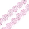 Electroplate Glass Beads Strands EGLA-N012-08I-1