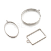 Alloy Open Back Bezel Big Pendants PALLOY-TA0001-26P-4