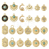  48Pcs 12 Style Alloy Pendants FIND-TA0002-73-12