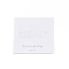 Rectangle Cardboard Jewelry Display Cards CDIS-N002-006-3