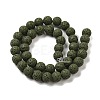 Natural Lava Rock Bead Strands G-L435-03-8mm-20-2