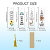 4 Sets Acrylic Bookmark Pendants for Teachers' Day DIY-GL0004-27A-3