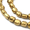 Electroplated Synthetic Non-magnetic Hematite Beads Strands G-C024-01C-3